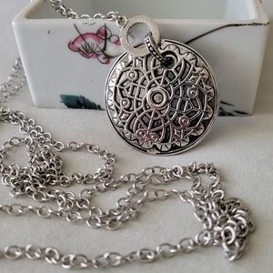 Vintage Cookie Lee Gothic Design Necklace (very long chain)